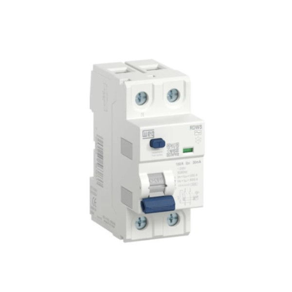 Interruptor dr Bipolar 6 KA 127/220VCA 25A 30 MA DIN Tipo AC Diferencial Residual