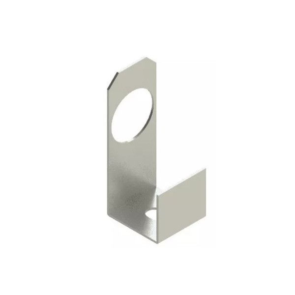 Saída Lateral Tipo J Galvanizada Eletrolítica Perfilado para Eletroduto 1/2"