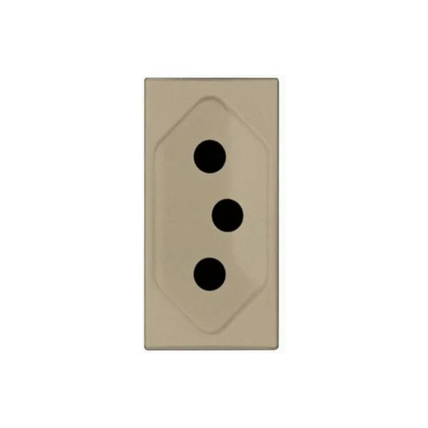 Módulo Módulo Tomada NBR 2P+T 20A/250VCA PVC Cava Linha Zenit