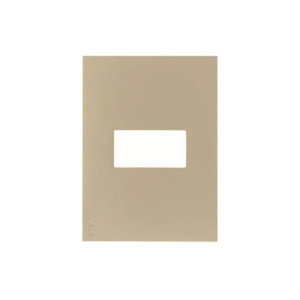 Placa PVC para 1 Módulo 4x2 Cava Linha Zenit