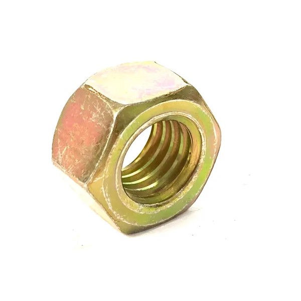 Porca Sextavada Zincado Amarelo M10