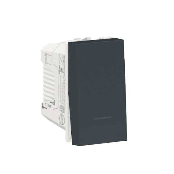 Módulo Módulo Pulsador Universal 10A/250VCA PVC Grafite Linha Graphite Orion