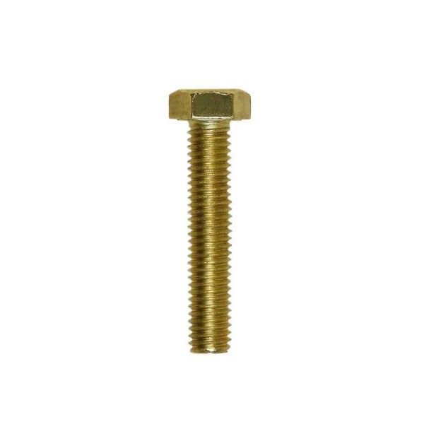 Parafuso Cabeça Sextavada Zincado Amarelo M10x45 mm