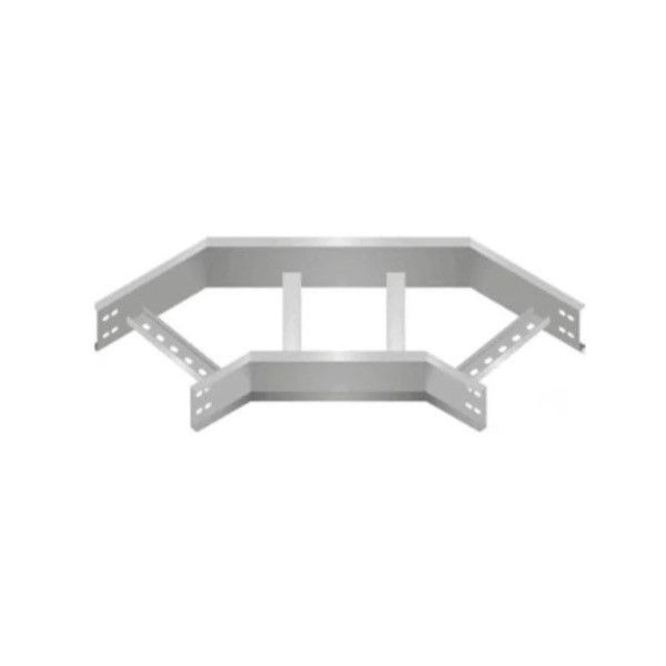 Curva 90G Horizontal Galvanizada a Fogo para Leito 600x100 mm com Aba Externa Chapa 16/18