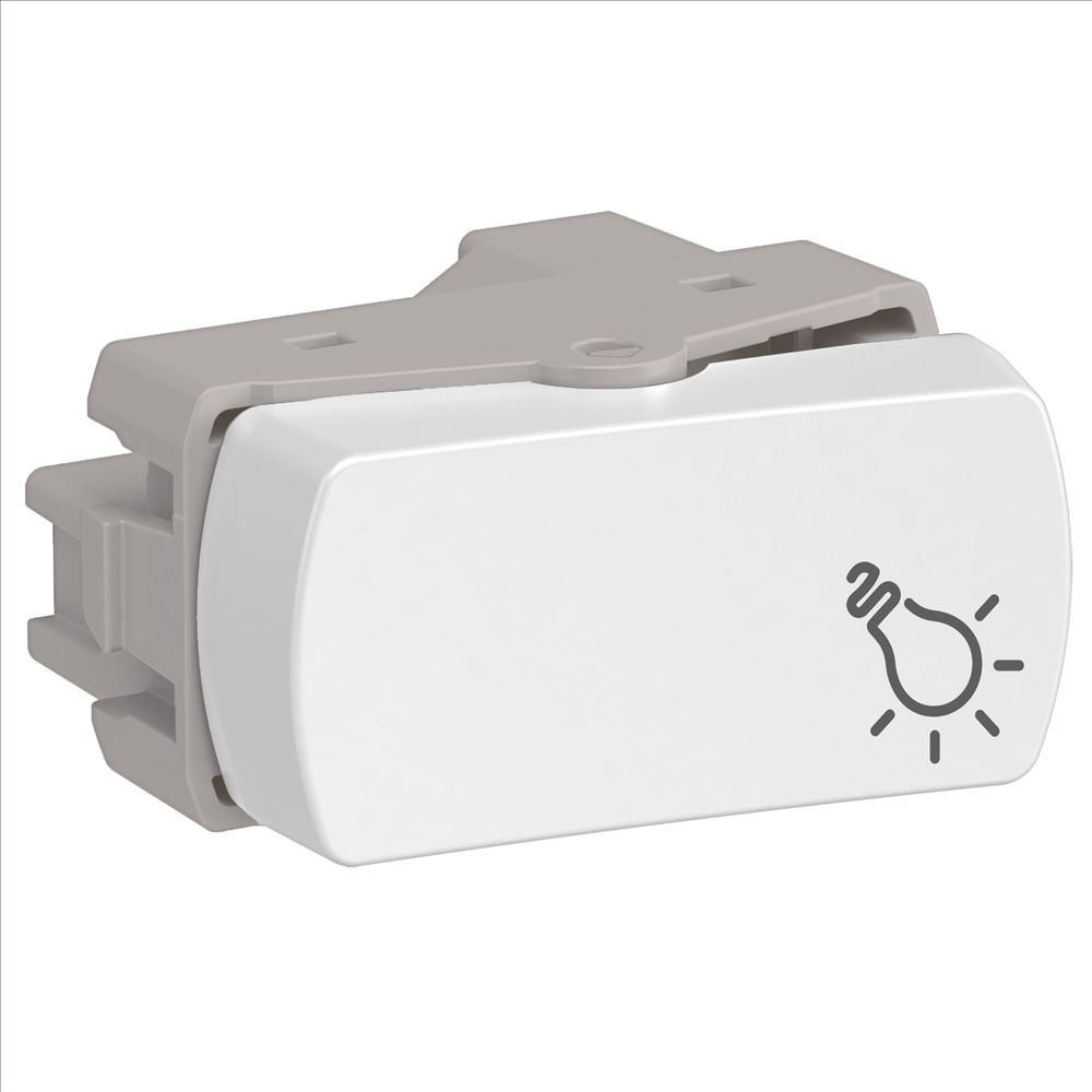 Módulo Módulo Pulsador Minuteria 10A/250VCA PVC Branco Linha Miluz
