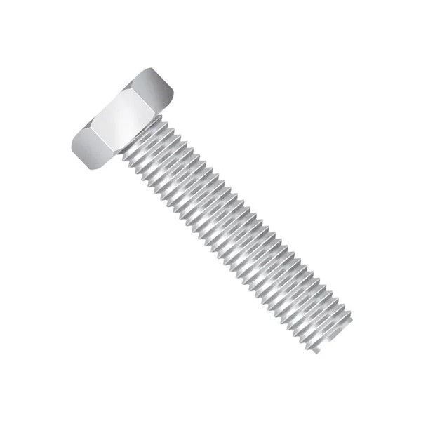 Parafuso Cabeça Sextavada Galvanizado Eletrolítico 3/8"X1.1/2"