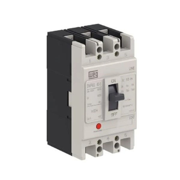 Disjuntor Termomagnético Fixo Tripolar DWP630 L 630A 50 KA/35 KA 220/380VCA Caixa Moldada