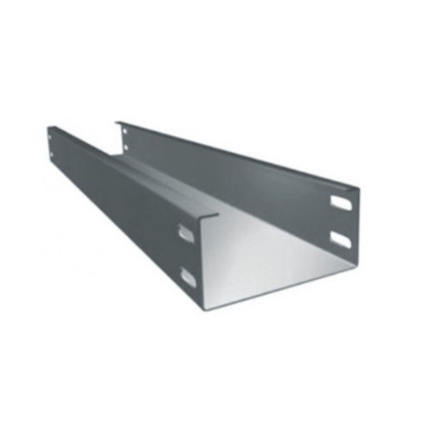 Eletrocalha Lisa Galvanizada Eletrolítica 150x100x3000 mm sem Tampa sem Virola Chapa 18