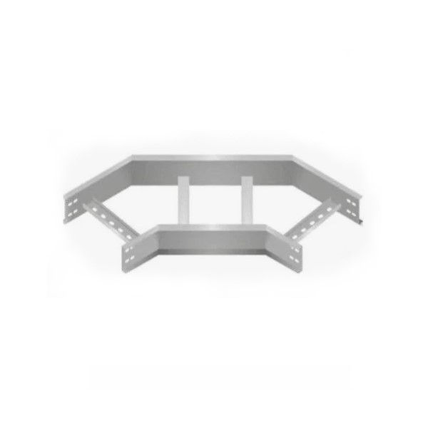 Curva 90G Horizontal Galvanizada a Fogo para Leito 200x100x19 mm com Aba Externa Chapa 16/18