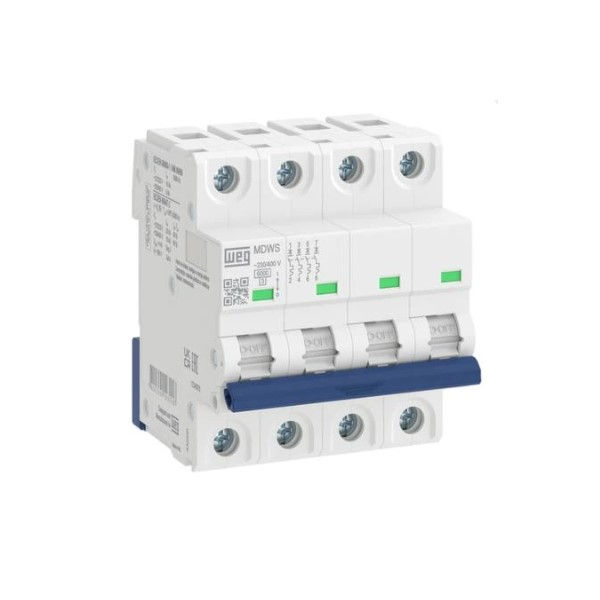 Disjuntor Termomagnético Fixo Tetrapolar Mdws D 63A 10 KA/6 KA 220/380VCA DIN