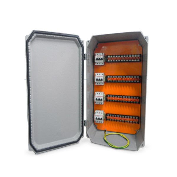 Caixa Distribuição Prova Tempo Alumínio 150x110x85 mm Cinza IP66