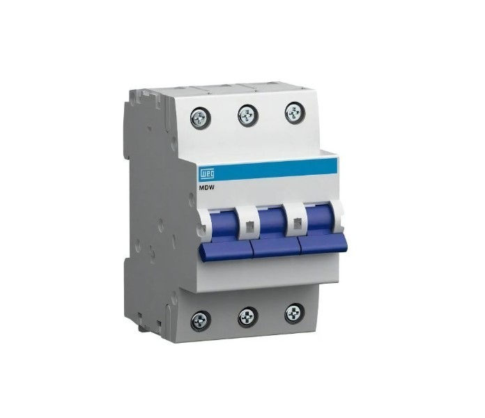Disjuntor Termomagnético Fixo Tripolar Mdws D 40A 10 KA/6 KA 220/380VCA DIN