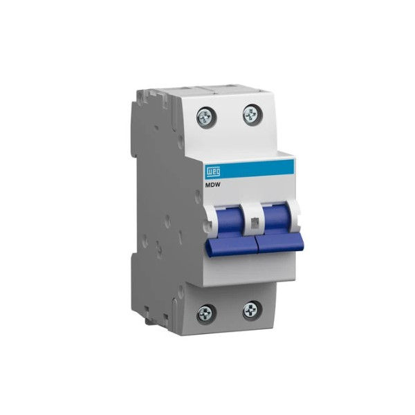 Disjuntor Termomagnético Fixo Bipolar MDW C 100A 5 KA/3 KA 220/380VCA DIN