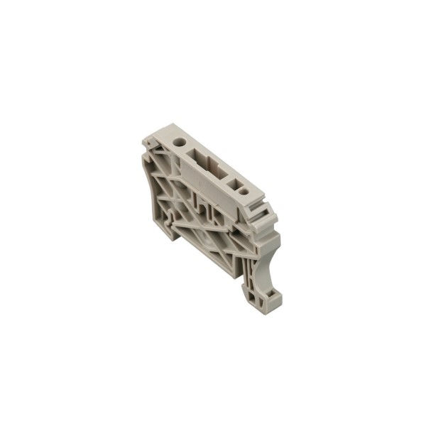 Poste Final Poliamida para Trilho 35 mm 8,0 mm Bege ZEW