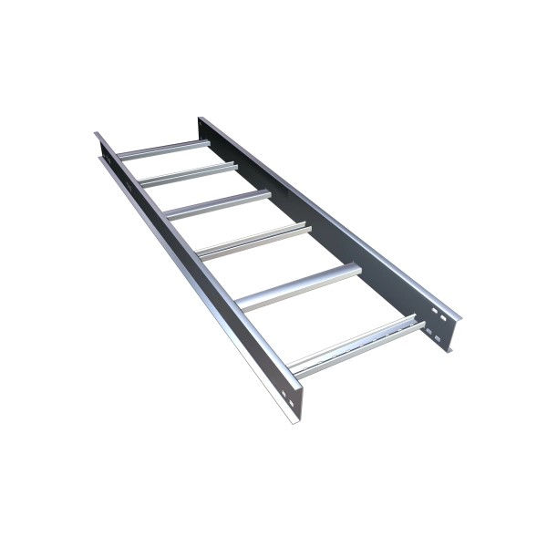 Leito Para Cabos Galvanizado Eletrolítico 300x100x3000 mm com Aba Externa 19 mm Chapa 16/18