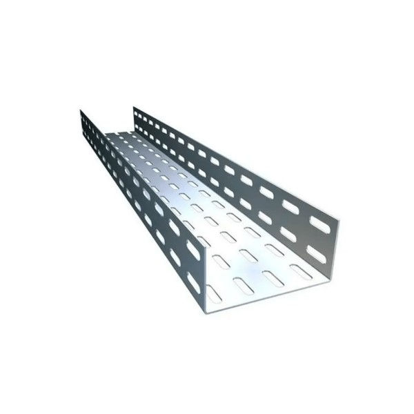 Eletrocalha Perfurada Galvanizada a Fogo 200x100x3000 mm sem Tampa sem Virola Chapa 18