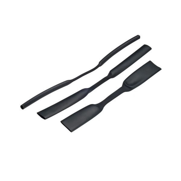 Kit Tubos Termocontrátil Preto 8/10/13 mm com 15 Unidades de 10 cm