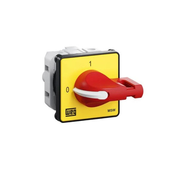 Chave Seccionadora Rotativa Compactada MSW Bipolar 690VCA 10A com Fixação Frontal