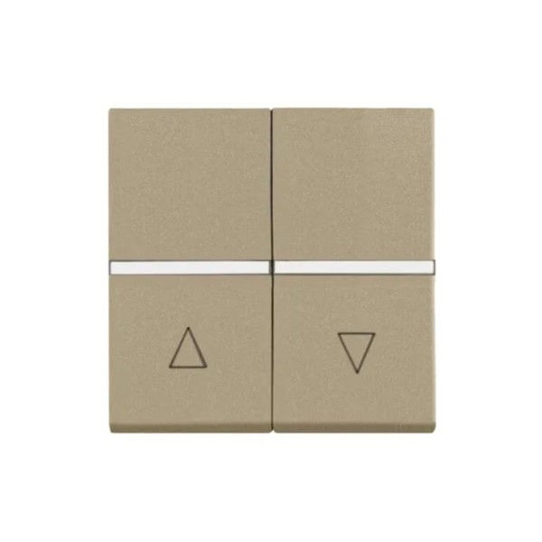 Módulo Módulo Pulsador Reversao para Cortina Elétrica 16A/250VCA 2 Módulos PVC Cava Linha Zenit IP20