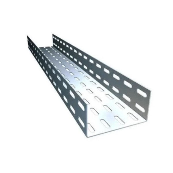 Eletrocalha Perfurada Galvanizada a Fogo 1000x100x3000 mm sem Tampa com Virola Chapa 16