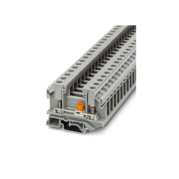 Conector Passagem Poliamida Otta 1000VCA 36A 0,10-6,00 mm² com Conexão Parafuso Cinza