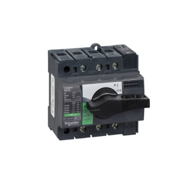 Chave Seccionadora Rotativa INS Tetrapolar 80A com Manopla