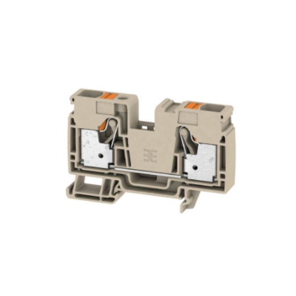 Conector Passagem SAK Poliamida A2C 16,00 mm² Bege Conexão para Mola (Push-in)