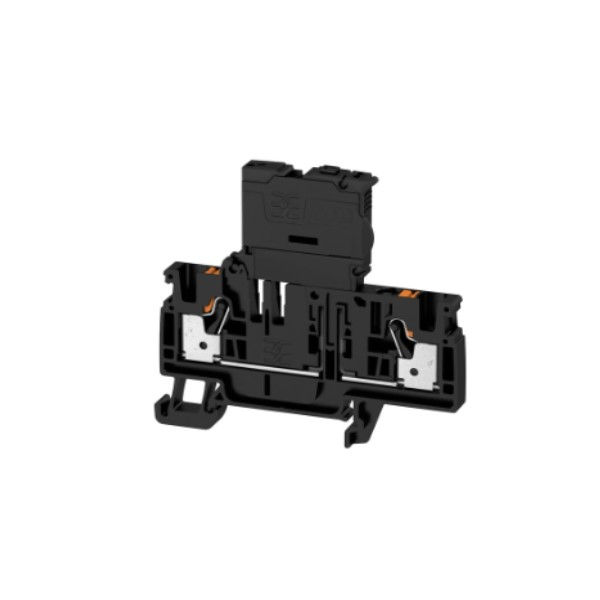 Conector Passagem SAK Poliamida A2C Porta Fusível 5x20 mm 4,00 mm² Bege Conexão para Mola (Push-in)
