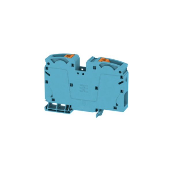 Conector Passagem SAK Poliamida A2C 35,00 mm² Azul Conexão para Mola (Push-in)