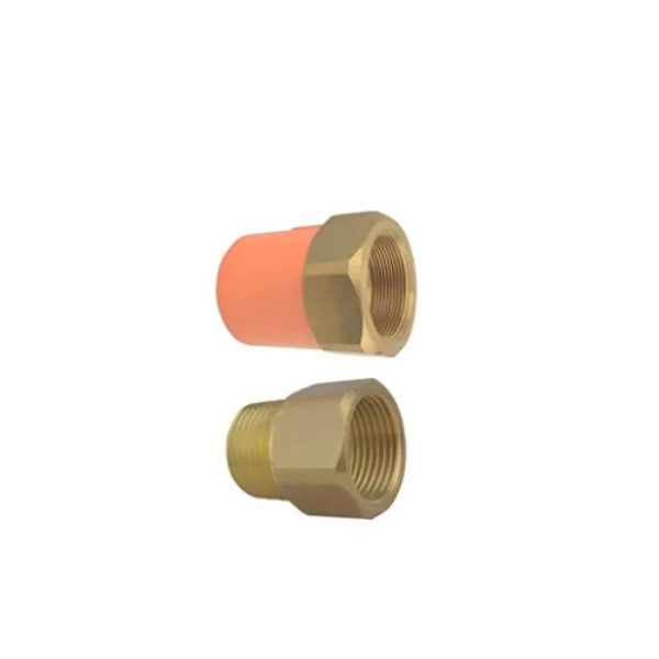 Luva CPVC Fire Transição Fêmea/Fêmea 2"X2" com Adaptador Metálico