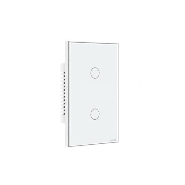 Interruptor Inteligente Embutir 2 Módulos Touch/wi-fi Vertical Bivolt 4x2 Branco