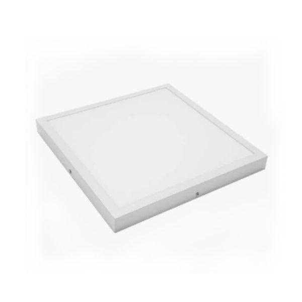 Painel Led Sobrepor 48W PVC Branco Quadrado 600x600x38 mm 3800 lm 6500K Bivolt LYS 20.000H