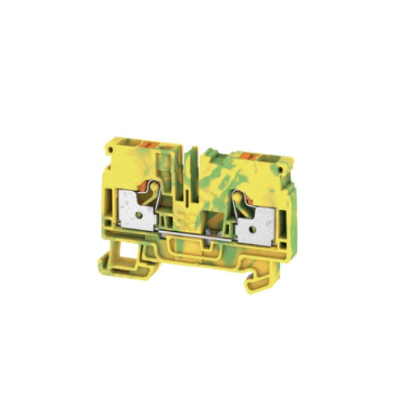 Conector Passagem SAK Poliamida A2C Terra 6,00 mm² Verde/Amarelo Conexão para Mola (Push-in)