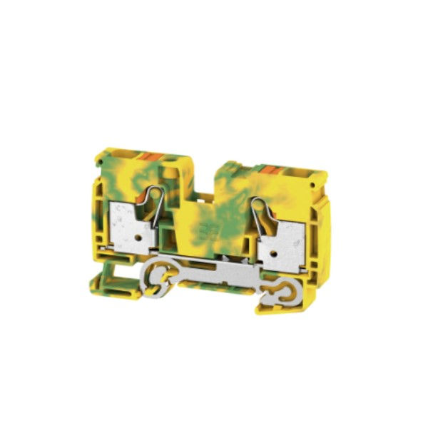 Conector Passagem SAK Poliamida A2C Terra 10,00 mm² Verde/Amarelo Conexão para Mola (Push-in)
