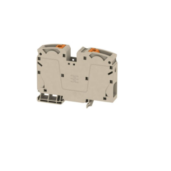 Conector Passagem SAK Poliamida A2C 35,00 mm² Bege Conexão para Mola (Push-in)