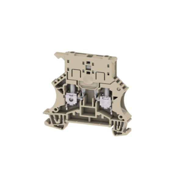 Conector Passagem SAK Poliamida Wsi/Wdu Porta Fusível 5x20 mm 6,00 mm² Bege Conexão para Parafuso