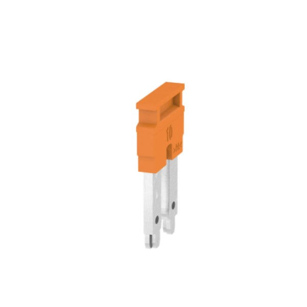 Ponte Conectora Interligação para Conexão Mola A2C 16,0 mm² 2 Polos Laranja ZQV 16N/2