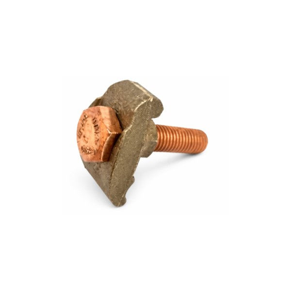 Grampo Simples Bronze para Aterramento com Parafuso para Cabo e Barra 70,00-120,00 mm²