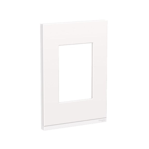 Placa PVC para 3 Módulos 4x2 Branca Linha Essence Orion com Suporte