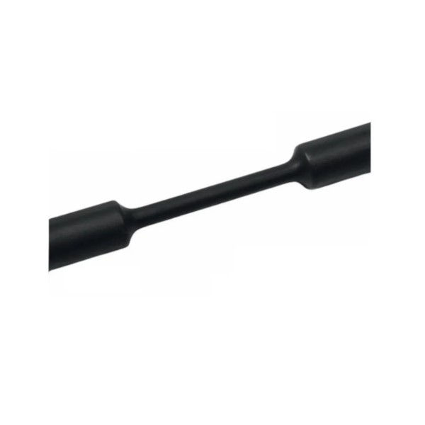 Tubo Termocontrátil Poliolefina 1 kV 1/8" Preto DN:3,0 mm DE:1,5 mm