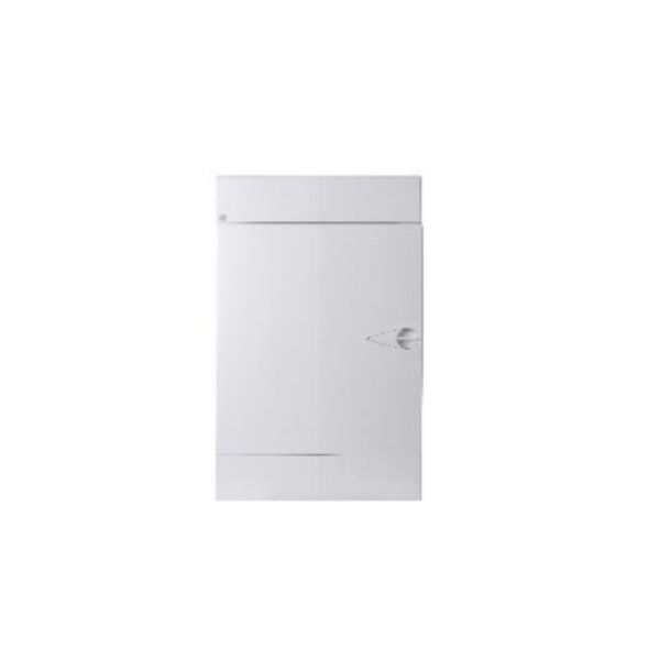 Quadro de Distribuição PVC Embutir 36 Disjuntores DIN sem Barramento sem Geral Branco Porta Opaca