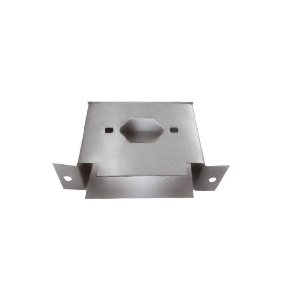 Caixa Tomada Quadrada Galvanizado Eletrolítica 38x38 para Perfilado Vazia