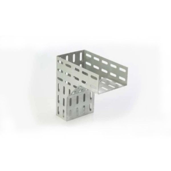 Curva Inversão Perfurada Galvanizada a Fogo para Eletrocalha 150x100 mm