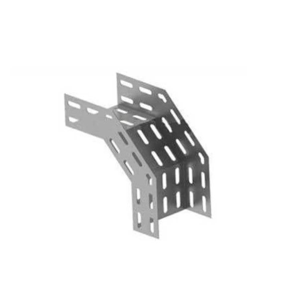 Curva 90G Vertical Perfurada Galvanizada Eletrolítica Externa para Eletrocalha 300x200 mm