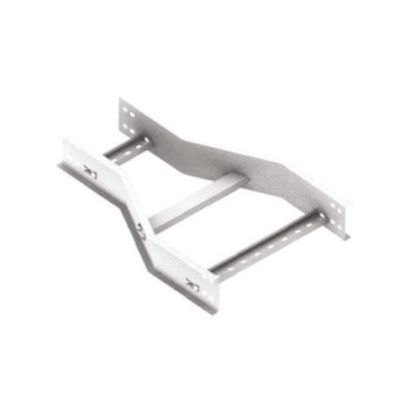 Redução Concêntrica para Leito Galvanizada a Fogo 600x100-400x100 mm com Aba Externa