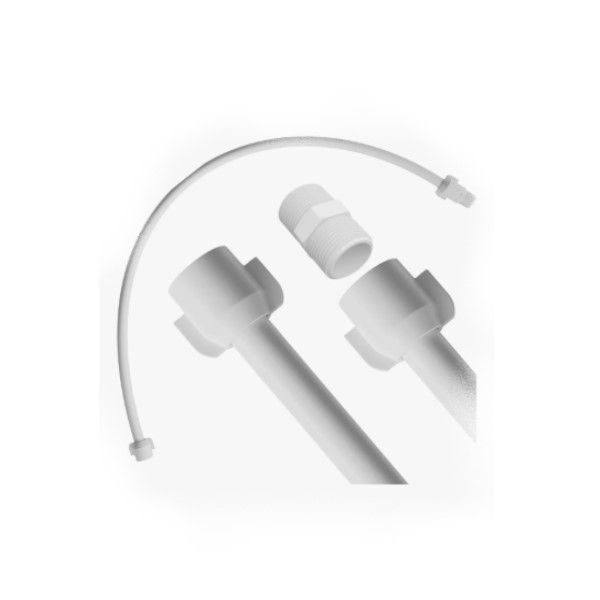 Ligação Flexível PVC 1/2" 800 mm Branca