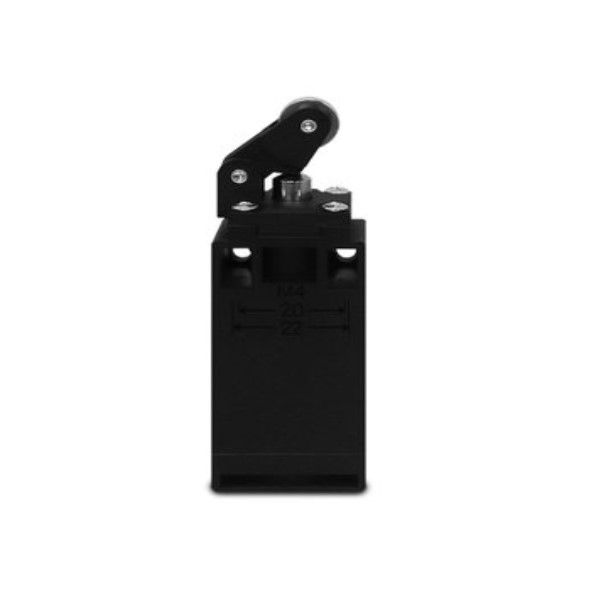 Fim de Curso Ação Rápida FM9 / Axck 5A/250VCA Corpo PVC Caixa Estreita (30 mm) Alavanca Superior com Rolete PVC Pequeno (19 mm) 1NA+1NF IP65