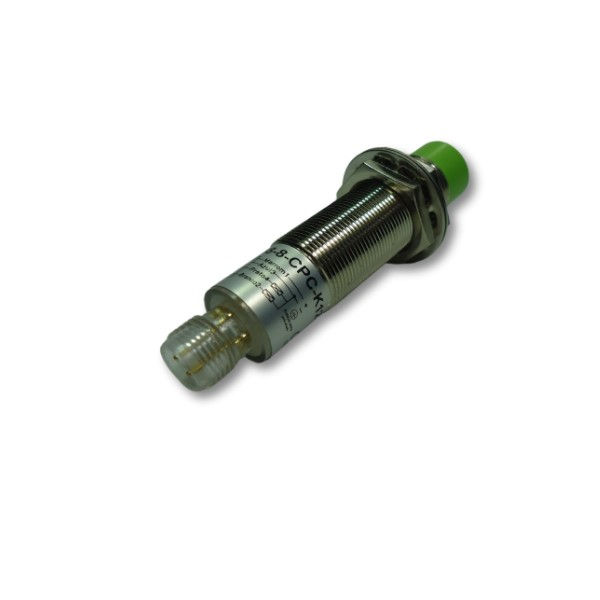 Sensor Indutivo Saliente Cilíndrico M18 PNP 10-36VCC 1NA+1NF Alcance 8 mm com Cabo 2 M 4 Fios IP67 com LED