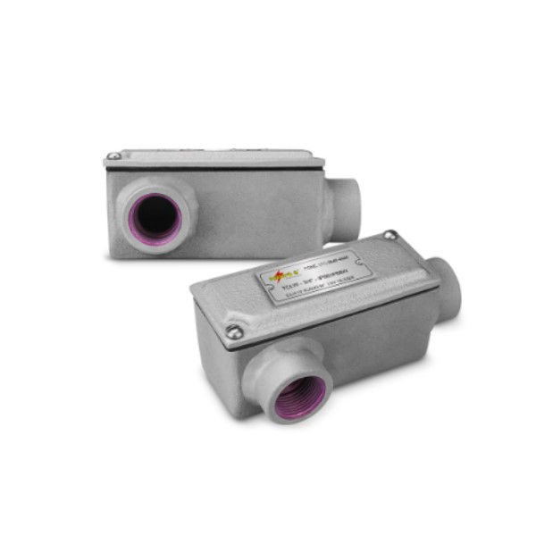 Condulete Ferro Fundido Nodular (GF) Tipo LL 1/2" com Rosca NPT com Tampa com Vedação IP66