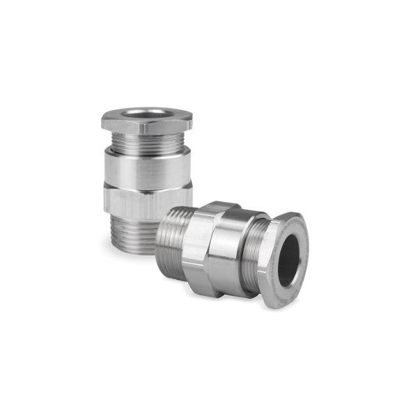 Prensa Cabo Alumínio Não Armado EXD/Exe 1/2" com Rosca NPT Cinza IP66 Range 11,0 - 13,5 mm